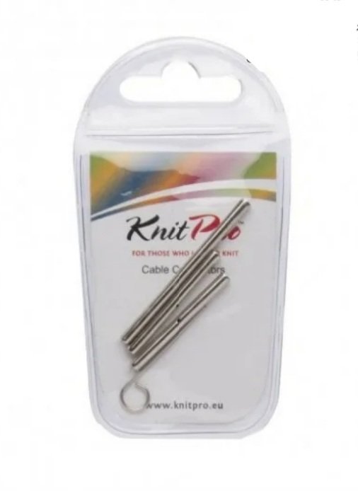 Коннекторы для съемных спиц Knit Pro (соединители лески) арт.10510 Набор разъемных спиц КнитПро