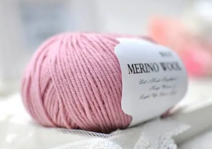 Пряжа Меринос 100% Merino Wool №214 100 грамм 125 метров

