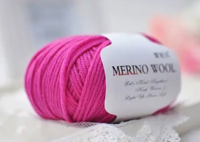 Пряжа Меринос 100% Merino Wool №216 100 грамм 125 метров

