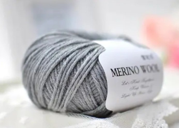 Пряжа Меринос 100% Merino Wool №226 100 грамм 125 метров

